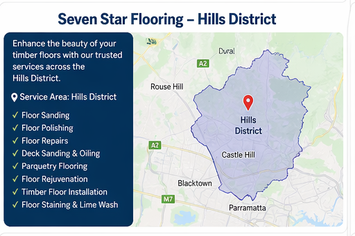Hills District Sydney flooring service area