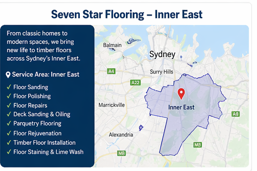 Inner East Sydney flooring service area