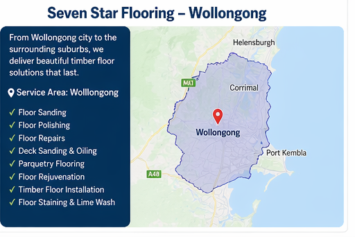Wollongong Sydney flooring service area
